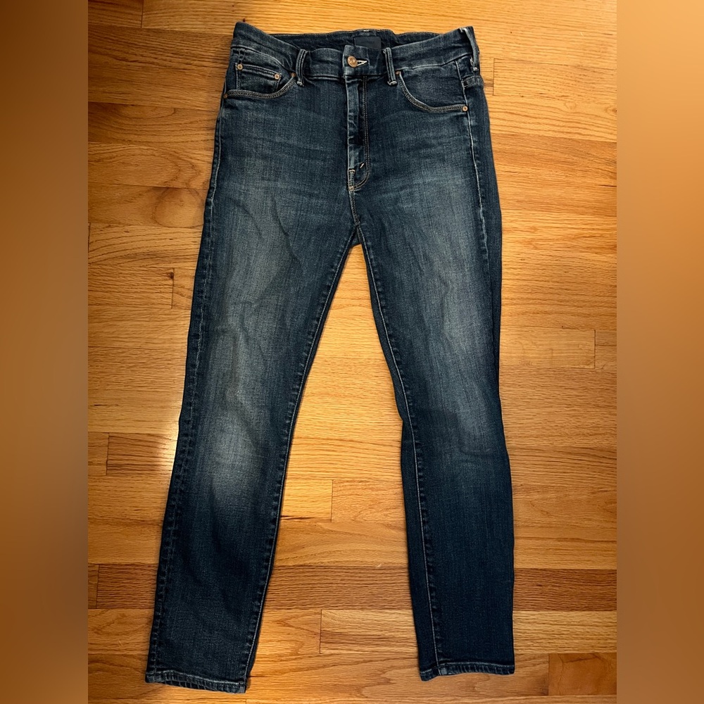 Mother High Waisted Looker Crop Jean